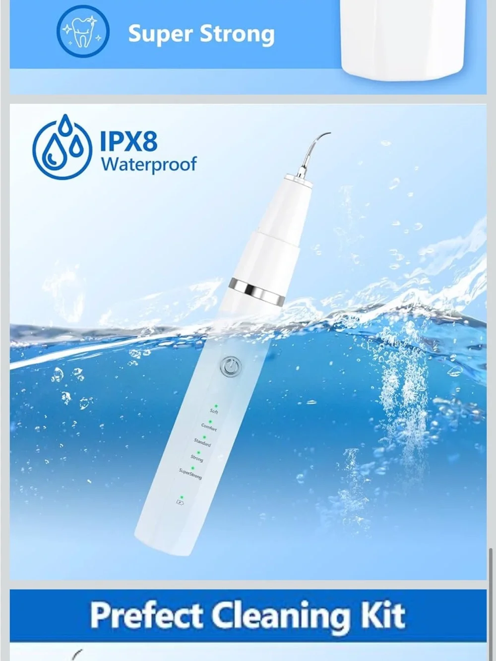 Ni-SHEN Dog Plaque Remover for Teeth，Pet Ultrasonic Tooth Cleaner
